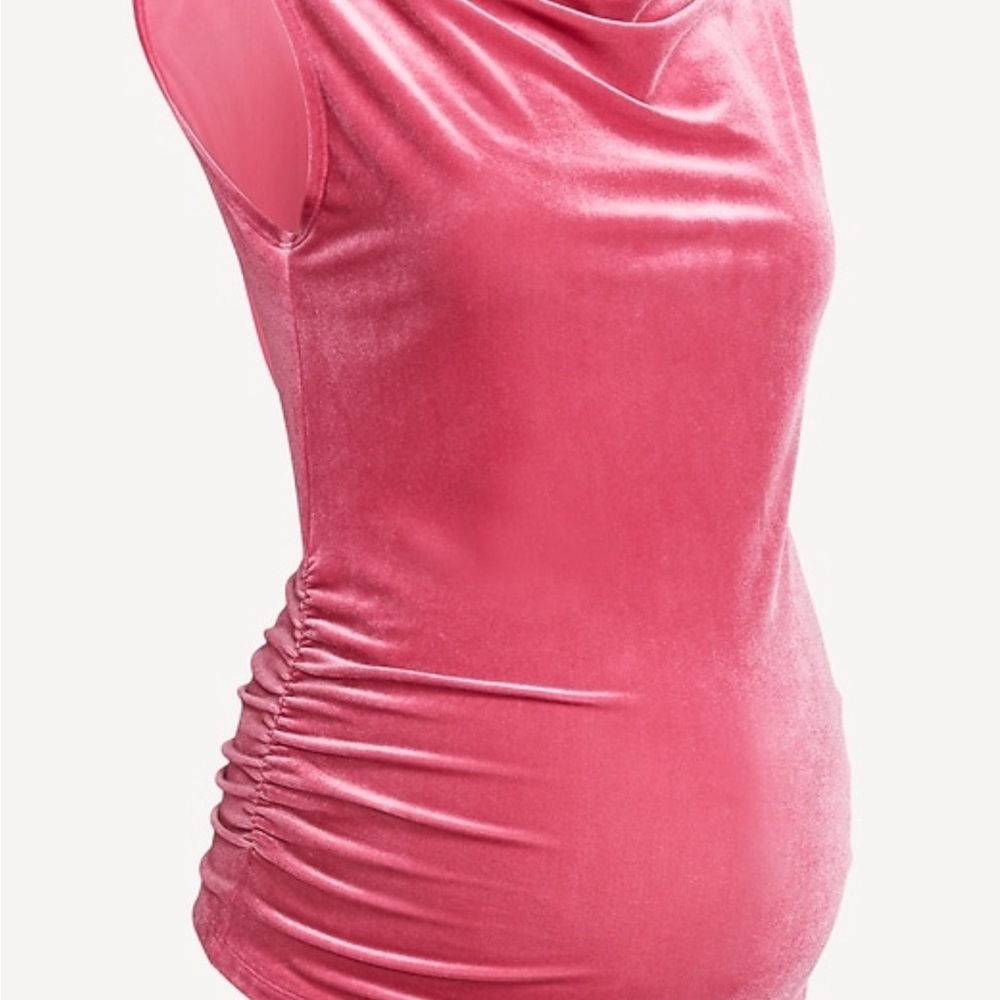Old Navy Pink Velvet Sleeveless Top Maternity